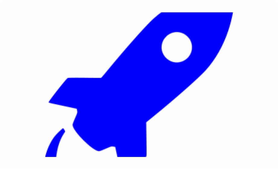Rocket Clipart Blue, Transparent Png Download For Free