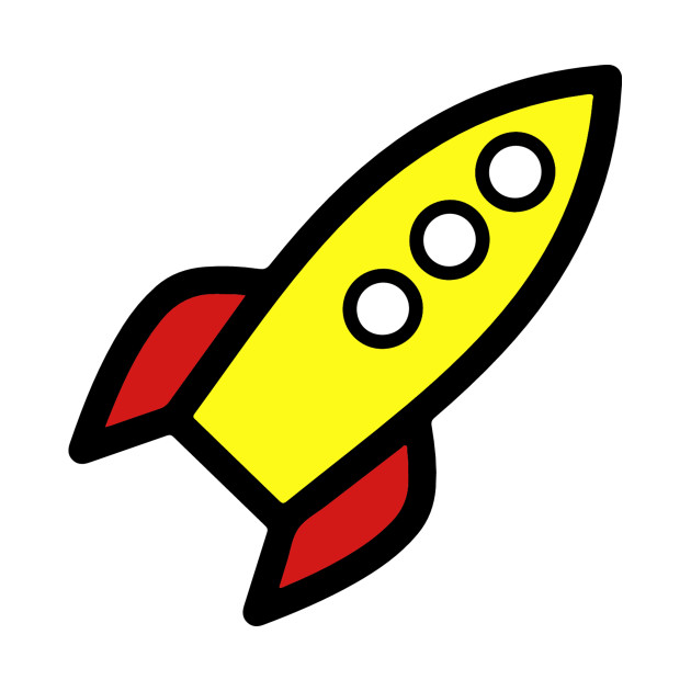 Cartoon Space Rocket Clipart