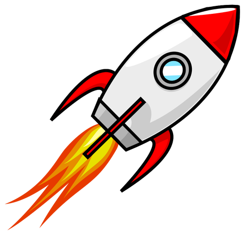 clipart rocket launch