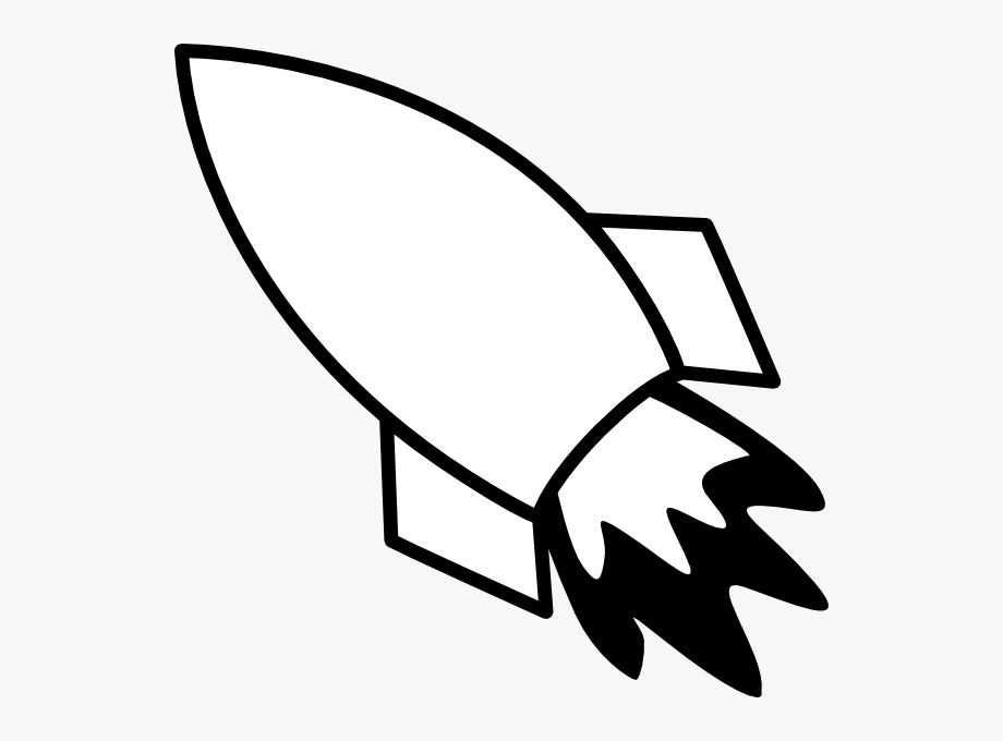 Plain Rocket Clip Art