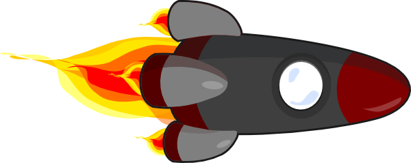 Download Free png Realistic Rocket Clipart