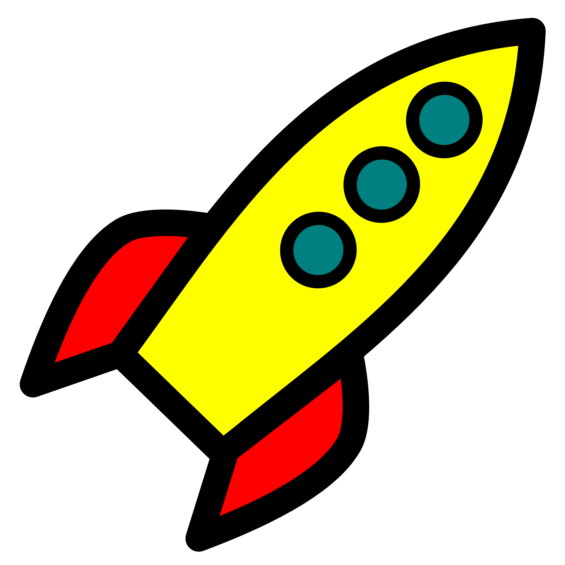 Clipart rocket vertical.