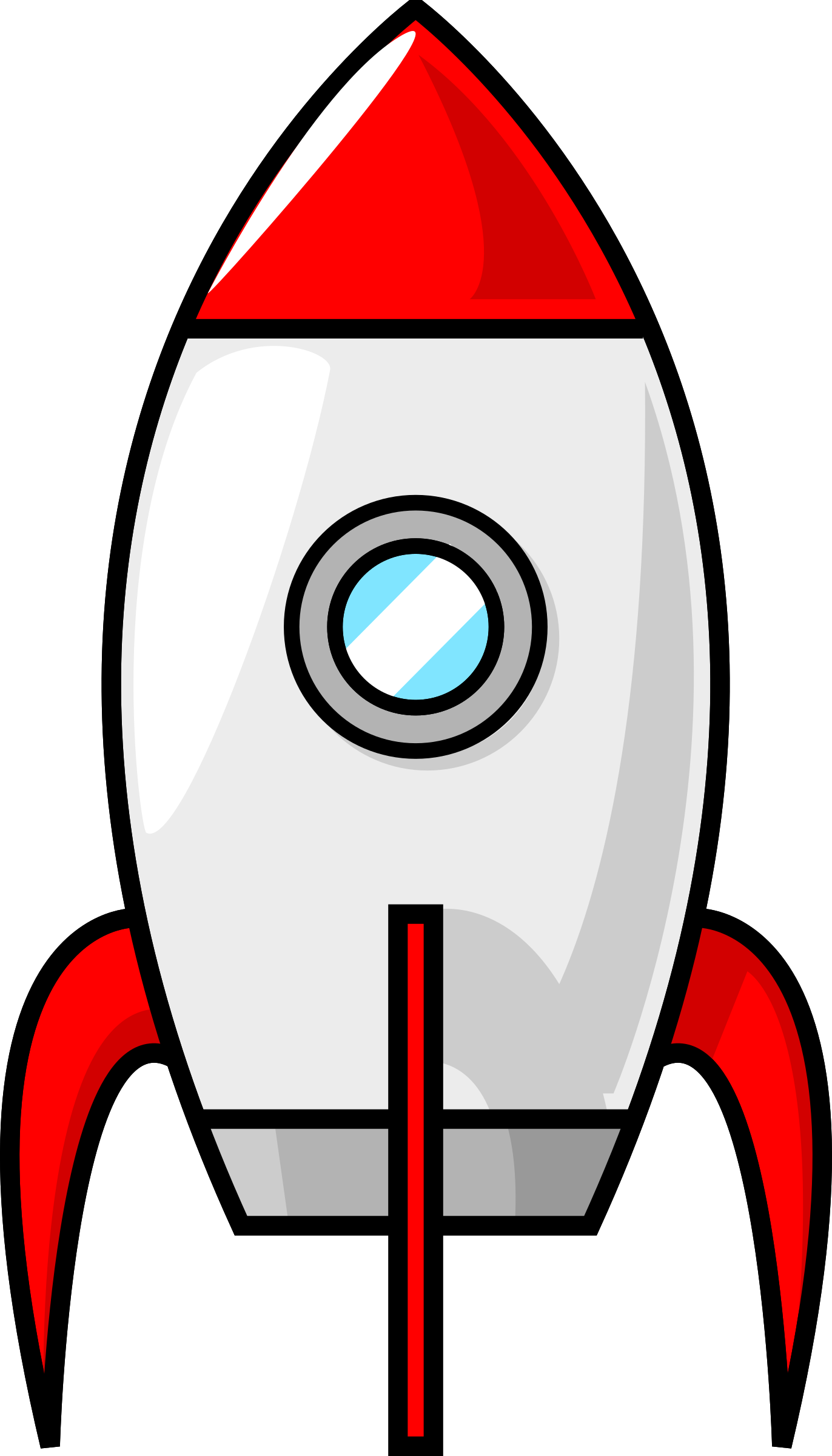 Clipart rocket vertical.