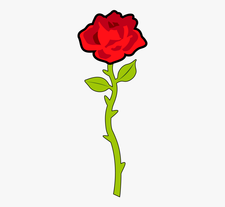 Single Rose Png Clipart