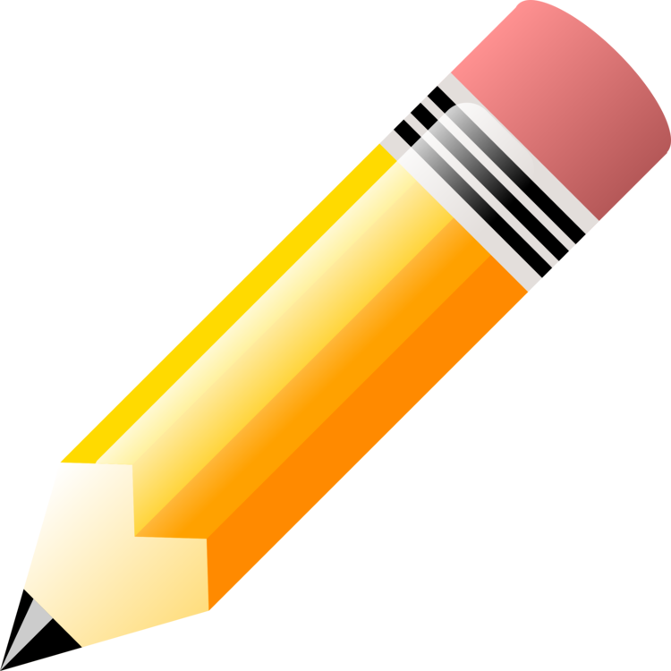 Pencil,Yellow,Orange PNG Clipart