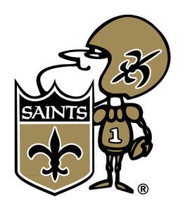 Saints Football Helmet Clipart