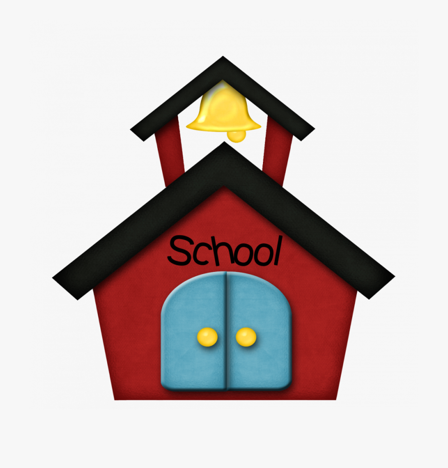 Coloring Pages Clip Art School House Schoolhouse Clipart