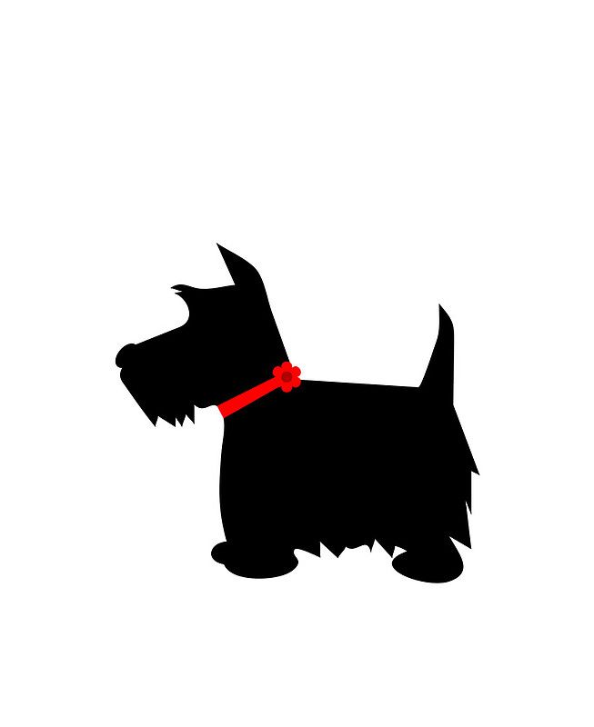 Free Scottish Terrier Clipart scottie dog silhouette