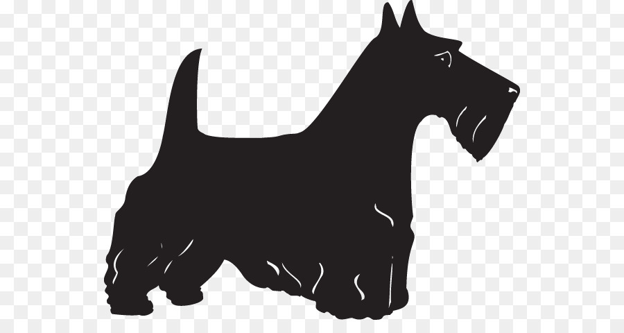 Dog silhouette clipart.