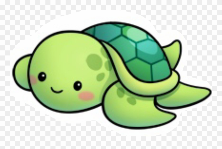 Turtle sticker cute.