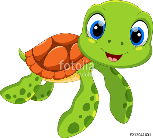 Cute sea turtle.