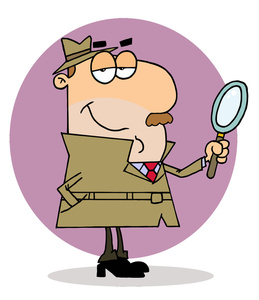 Free Cartoon Detective Clipart Image