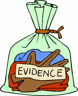 clipart search evidence