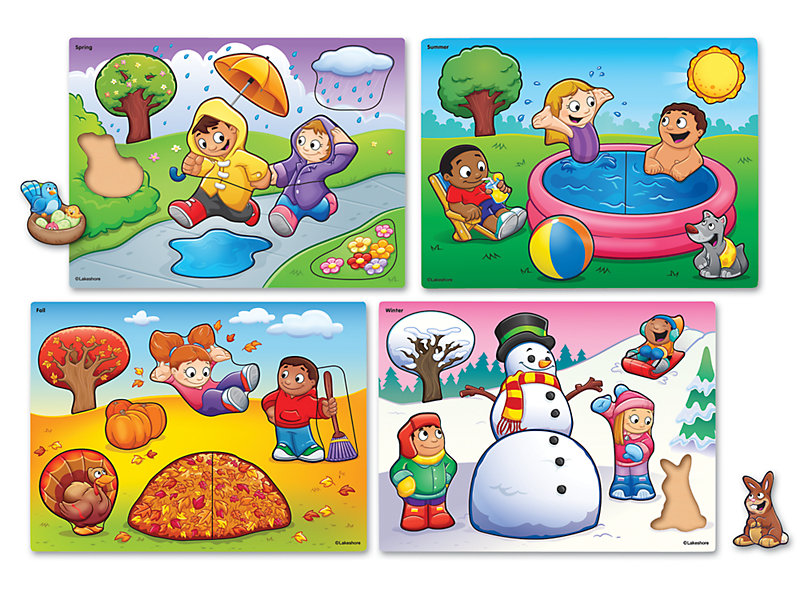 Seasons and Weather Puzzle Set