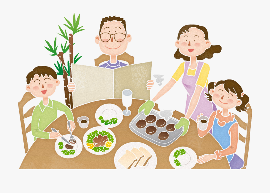 Dinner With Family Clipart