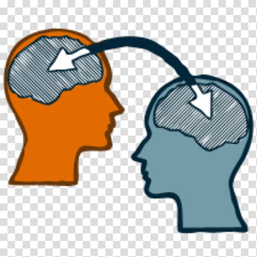Human brain illustration, Knowledge sharing Business