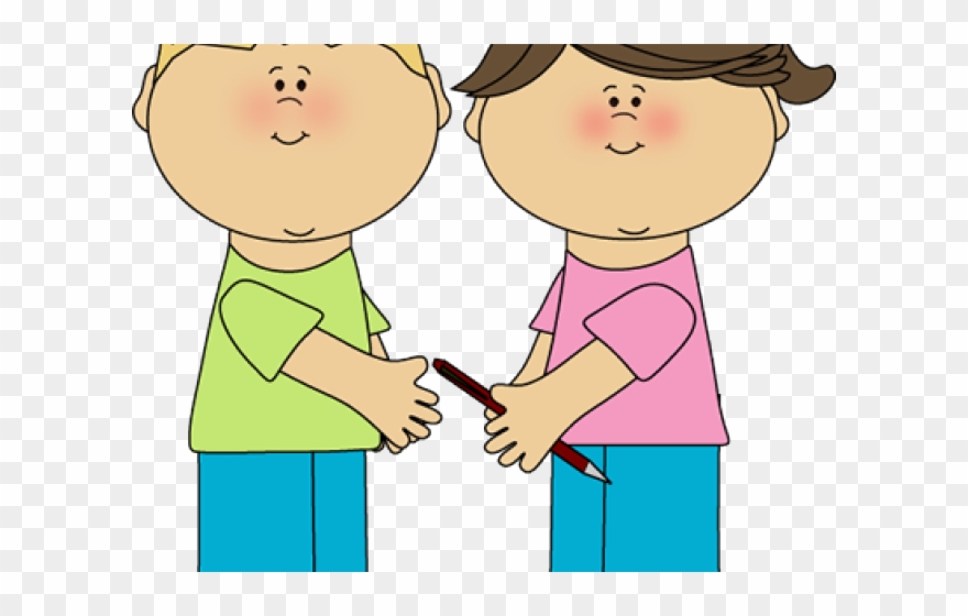 clipart sharing student