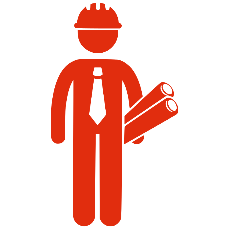 Architectural engineering Silhouette Construction worker