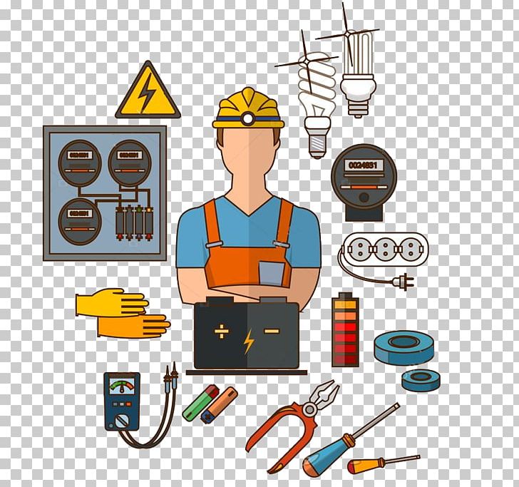 Electrician Electricity Electrical Engineering PNG, Clipart