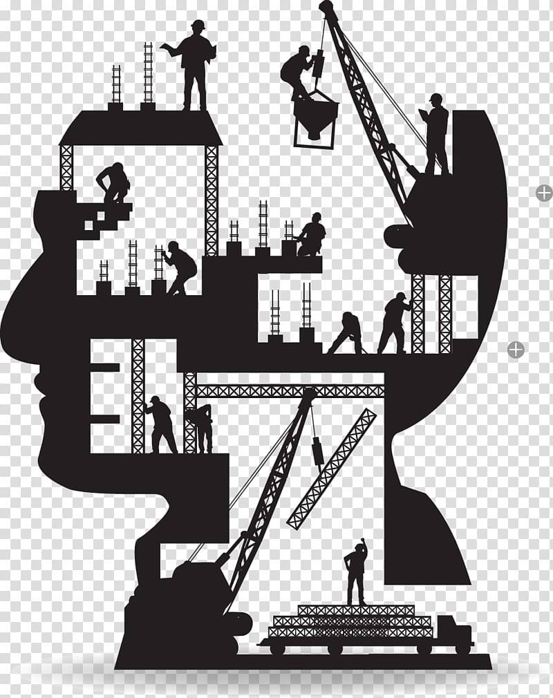 Construction site illustration.