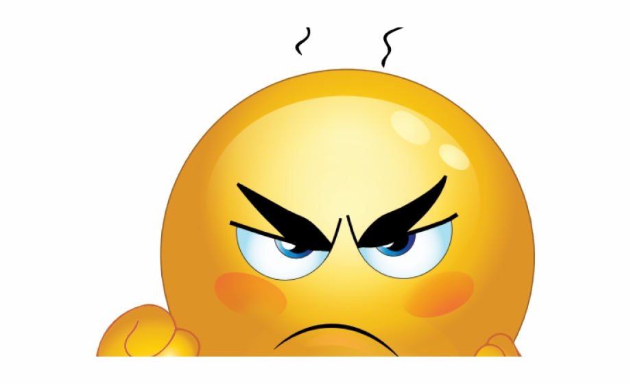 Angry Emoji Clipart Angry Emoticon