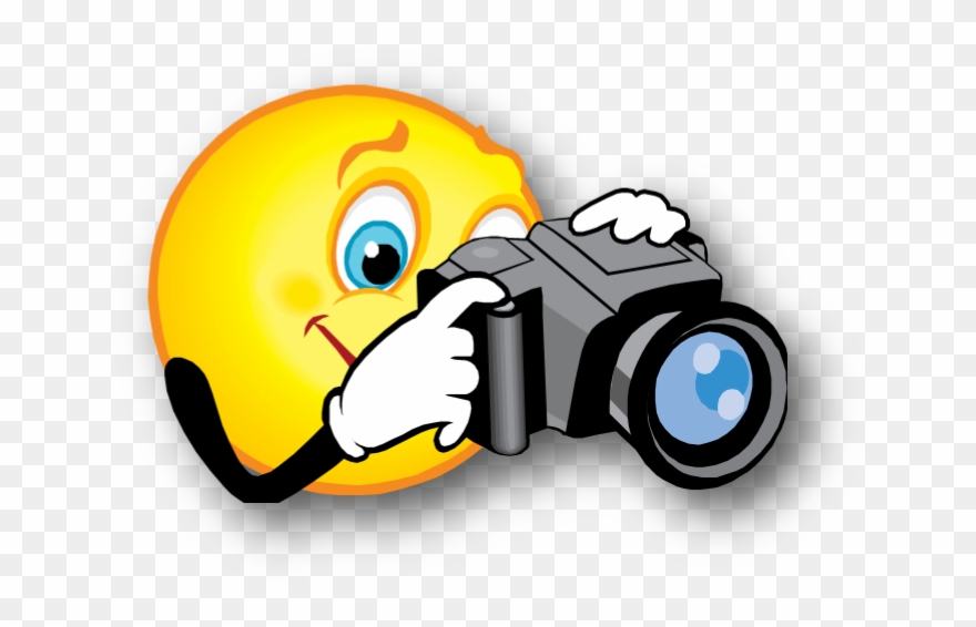 Smiley With Camera Clipart