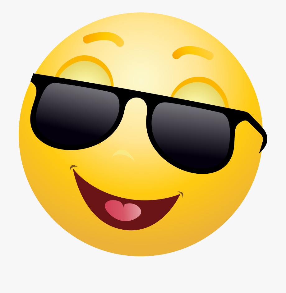 Smiling Emoticon With Sunglasses Png Clip Art