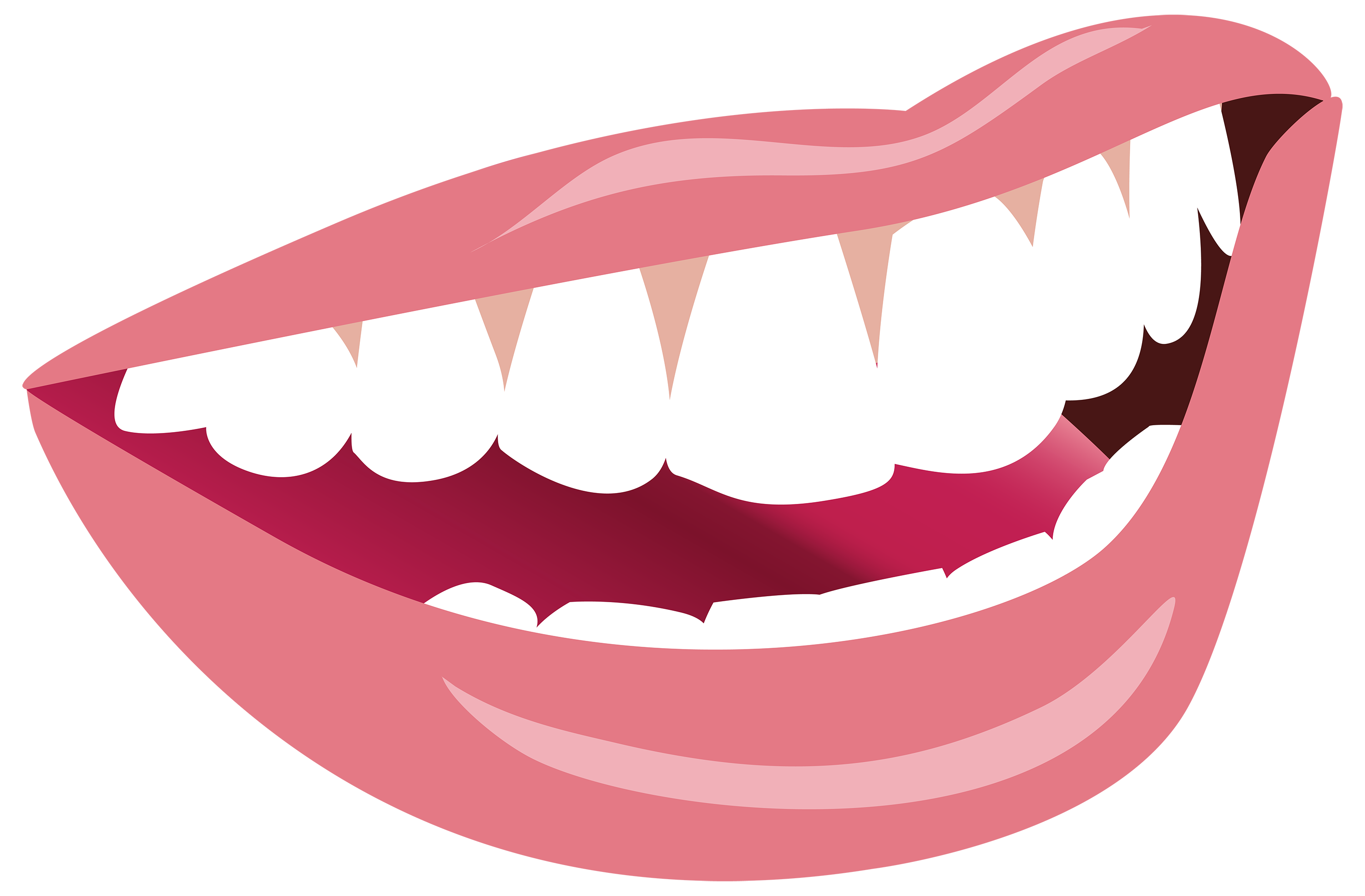 Smiling mouth png.