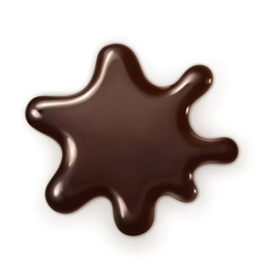 Chocolate splat vector.