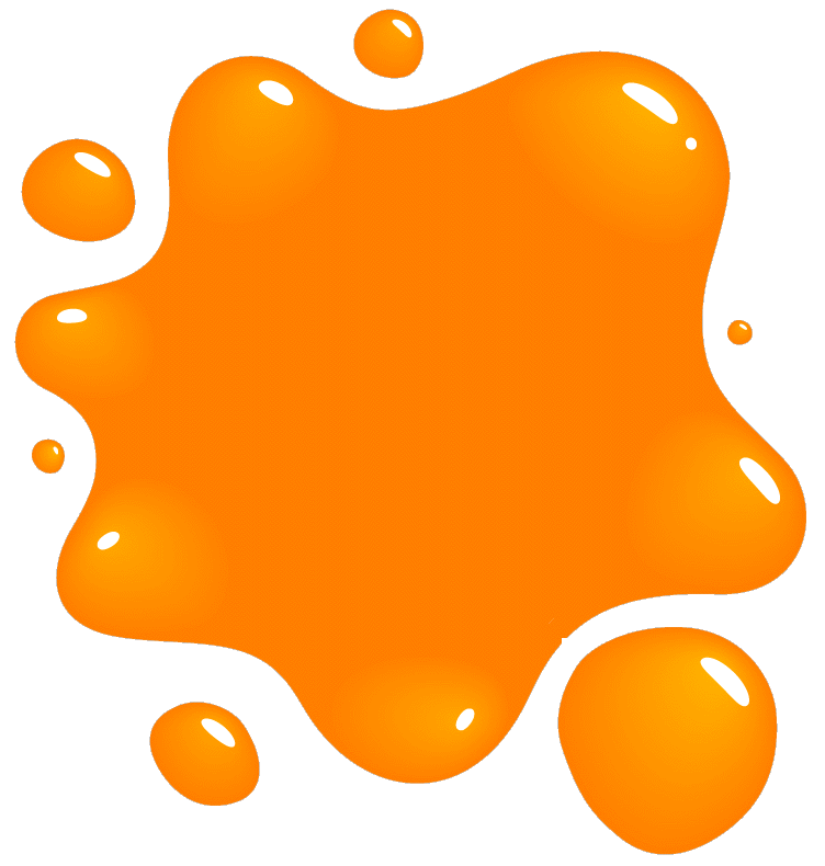 Free orange splat.
