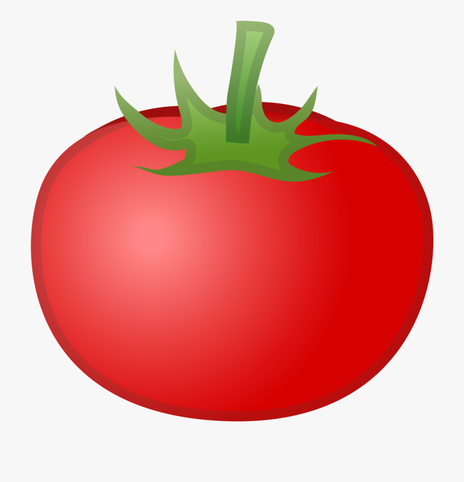 Tomato clipart red.