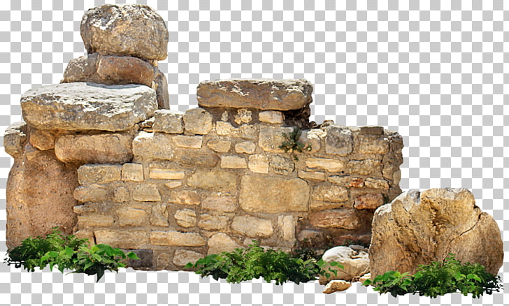Rock stone wall.