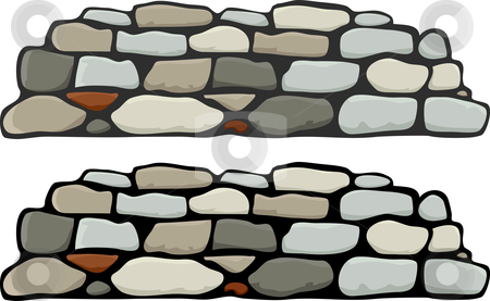 clipart stone wall