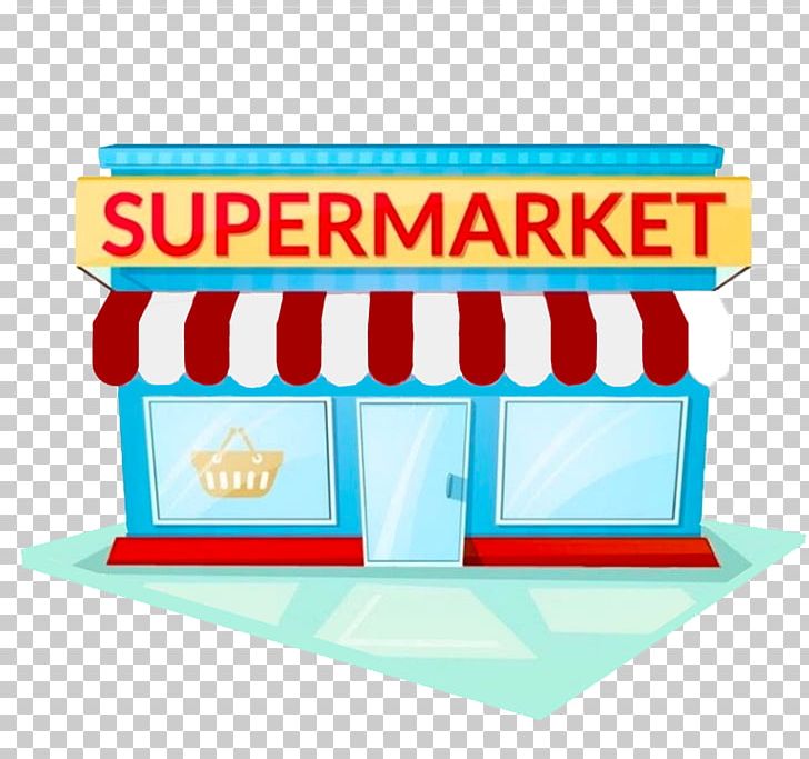Grocery Store Facade Supermarket Building PNG, Clipart