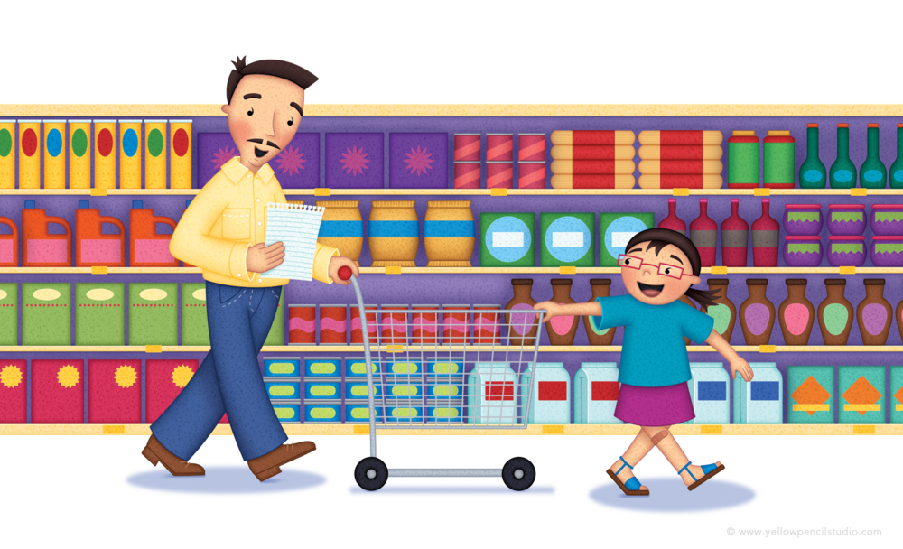 Cartoon grocery store clipart images gallery for free