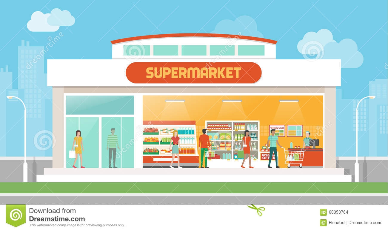 store clipart grocery