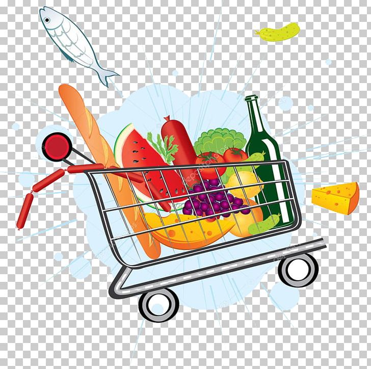 Graphics Grocery Store Shopping Cart Supermarket PNG