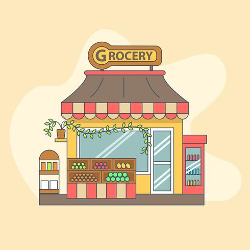 Small grocery store.