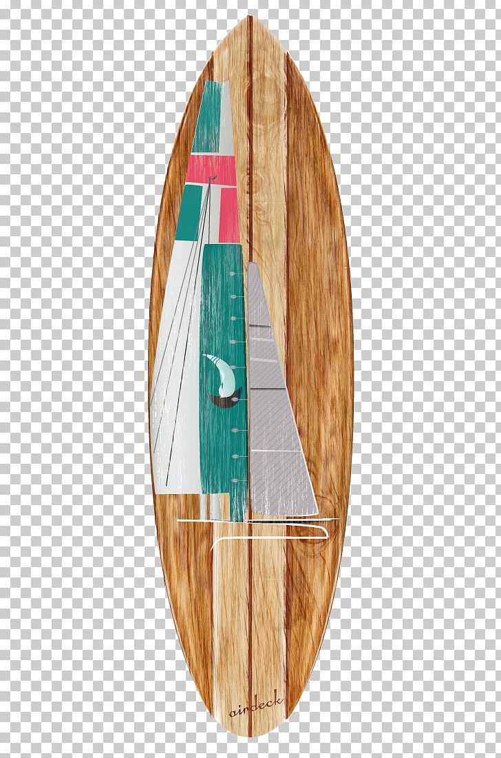 Surfboard wood stain.