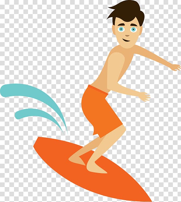 Boy surfing clip.