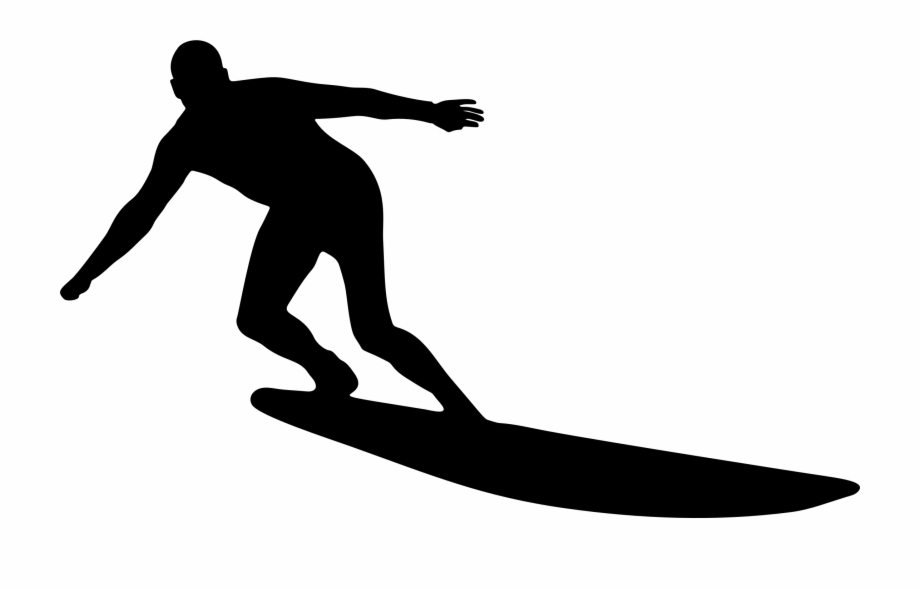 Free Surfer Clipart Black And White, Download Free Clip Art