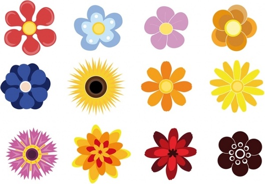 Svg flowers free vector download
