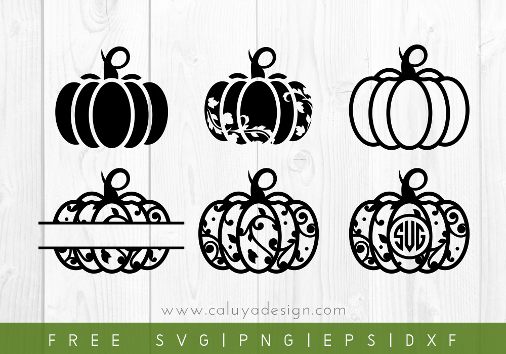 Free Pumpkin Monogram SVG, PNG, EPS