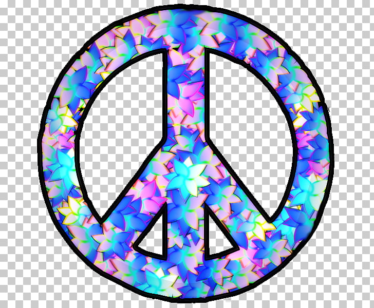 Peace symbols hippie.