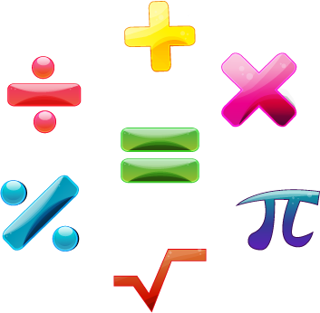 Free maths symbols.