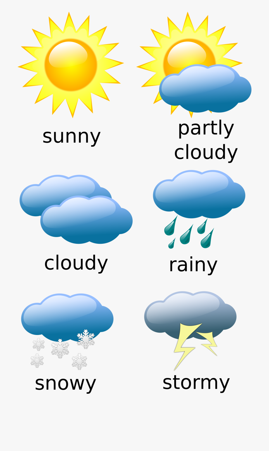 Printable Weather Symbols