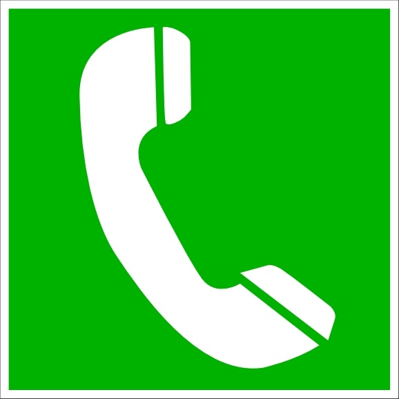 Telephone Sauvetage clip art Free vector in Open office