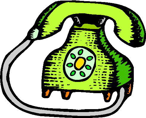 Telephone clip art.