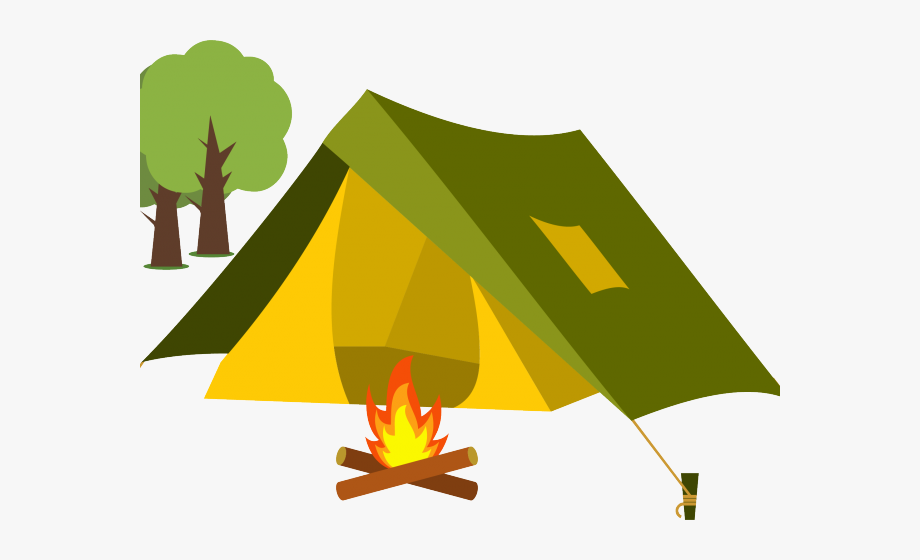 clipart tent camping