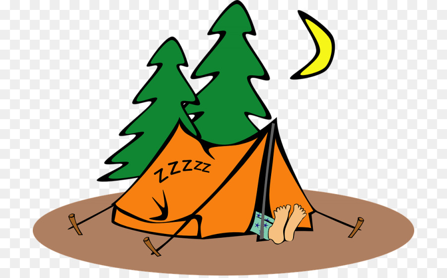 Camping cartoon clipart.